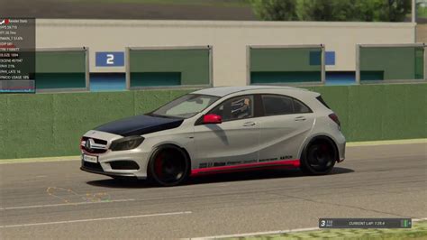 Assetto Corsa Mercedes A45 Amg At Vallelunga Youtube