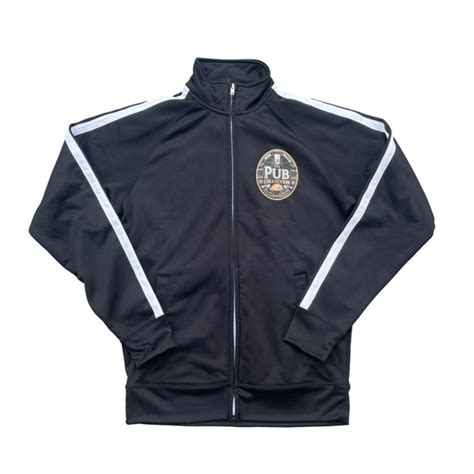 Boston Scally The Pub Collection - Black White Track Jacket