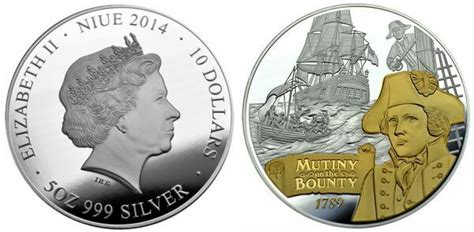 Dollars Elizabeth Ii Mutiny On The Bounty Niue Numista