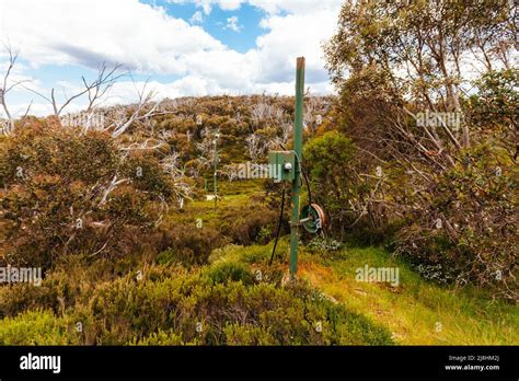 Wallace Hut Near Falls Creek In Australia Stock Photo Alamy