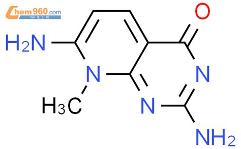 80082 03 7 Pyrido 2 3 d pyrimidin 4 8H one 2 7 diamino 8 methyl 化学式