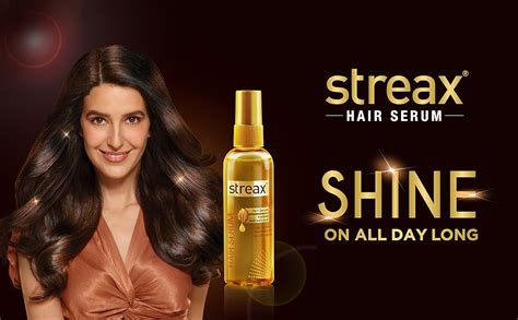 Buy Streax Hair Serum Vitalized With Walnut Oil For Hair Smoothening