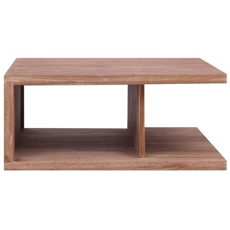 Tavolino Tavolo Console da Salotto Tavolino Caffè 70x70x30 cm in Legno