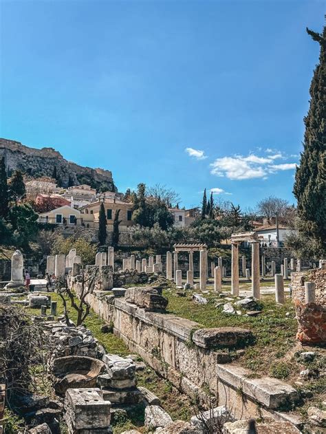 Roman Agora Athens Greece Luoghi Mitologia Greca Grecia