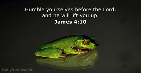 James 4:10 - Bible verse - DailyVerses.net