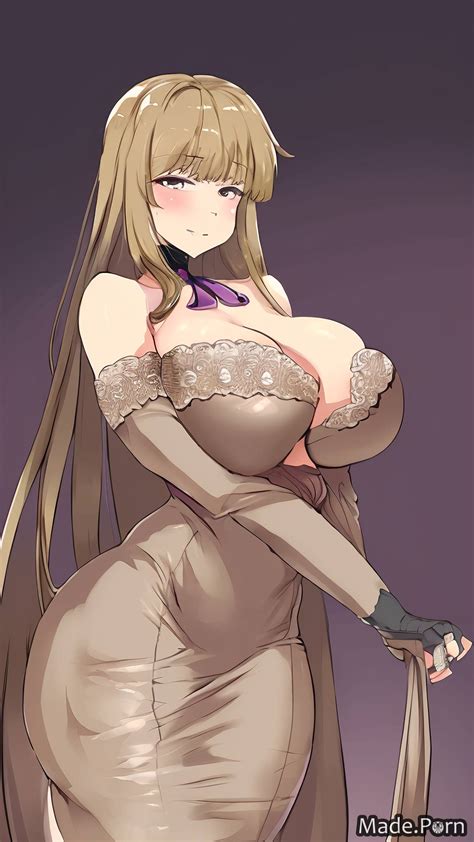 Thick Thighs Hentai Hairy 30 Big Hips Dress Woman Created By AI AI Porn