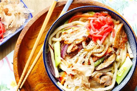 Yaki Udon Gebratene Udon Nudeln Nach Japanischer Art REZEPT