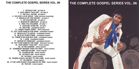 The Complete Gospel Collection Series CD Elvis New DVD And CDs Elvis