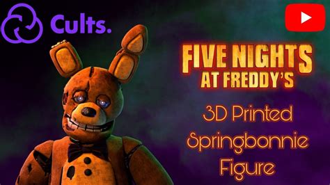 Fnaf 3d Printed Springbonnie Figure Youtube