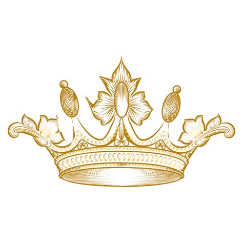 Gold Crown Vector Free Golden Crown