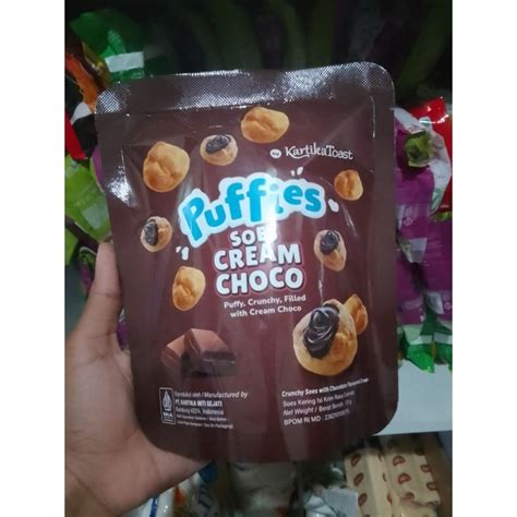 Jual Puffies Soes Choco Cream Kartika Toast Shopee Indonesia