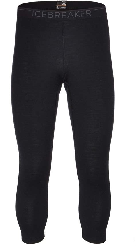 Icebreaker Merino 200 Oasis Legless Men Black Monsoon Ab 61 49