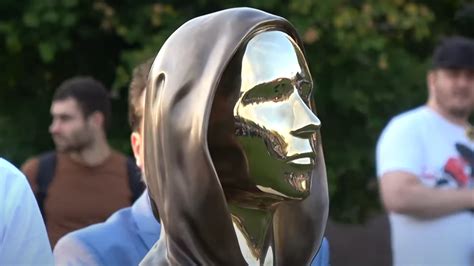 We Are All Satoshi Statue Of Bitcoin Creator Satoshi Nakamoto Unveiled