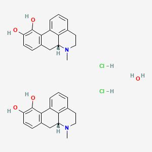 Apomorphine Hydrochloride | C34H38Cl2N2O5 | CID 107882 - PubChem