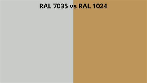 Ral 7035 Vs 1024 Ral Colour Chart Uk