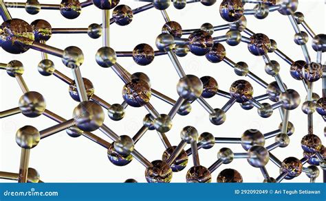Amorphous Structure Changing Its Shape Stock Photography