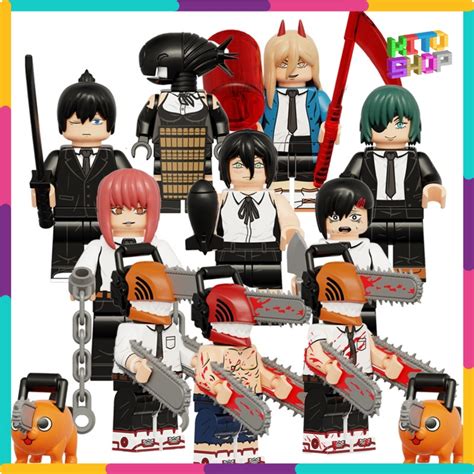 Chainsaw Man Minifigures Chainsaw Man Assembly Model Chain Character