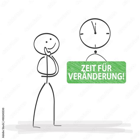 Zeit F R Ver Nderung Stock Vektorgrafik Adobe Stock