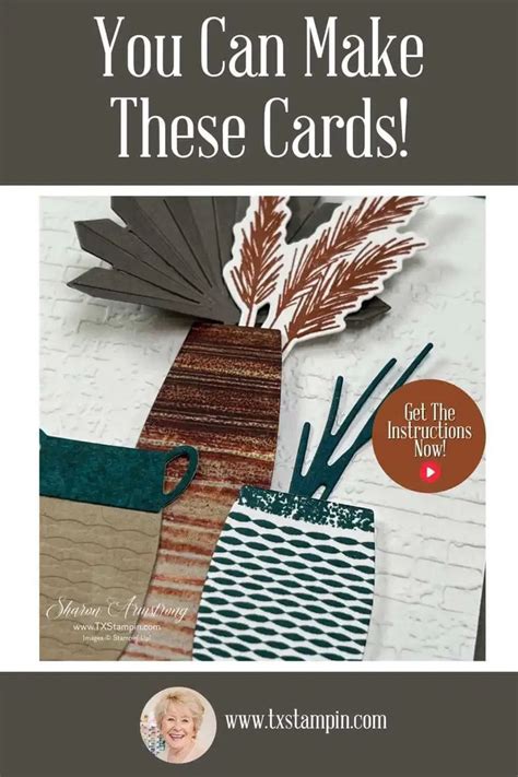 3 Card Ideas With Earthen Textures By Stampin Up In 2024 Cards