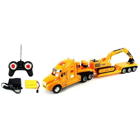 Heavy Construction Semi Trailer Remote Control RC Semi-Truck Ready To ...