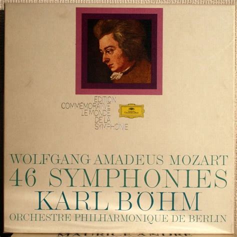 Mozart Symphonies Complete By Karl Bohm Gr With Chapoultepek