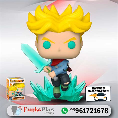 Funko Pop Dragon Ball Super Saiyan Trunks Con Espada