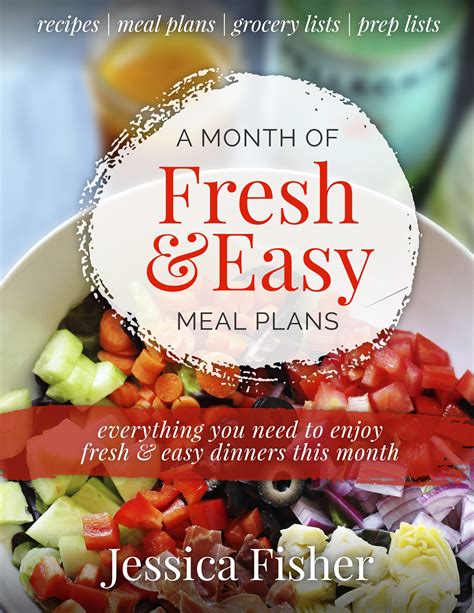 A Month of Fresh & Easy Meal Plans