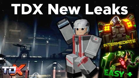 Tdx New Leaks 37 Plus Modes New Map Lobby Medic Tower Tower Defense X Roblox Youtube