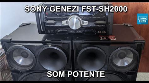 Aparelho De Som Da Sony Muito Grande E Potente Mini System Sony