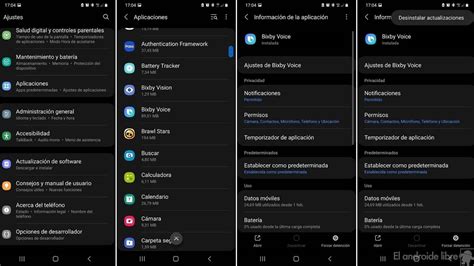 Cómo desinstalar actualizaciones de apps en tu móvil Samsung