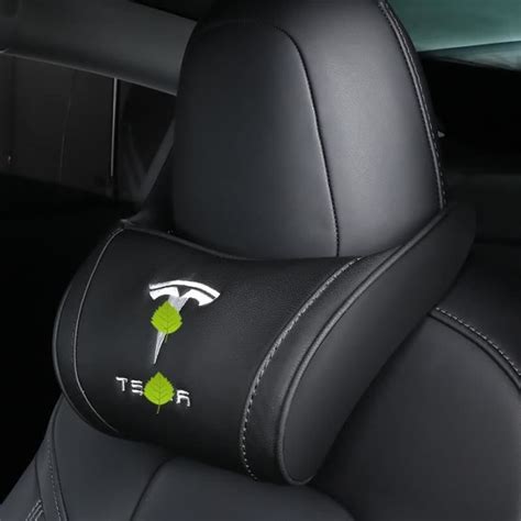 Auto Appui tête en cuir pour siège de voiture coussin doux et