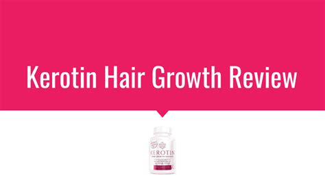 Kerotin Hair Growth Formula Review My Honest Hair Loss Reviews