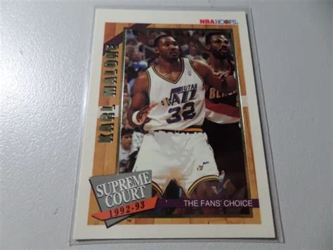 1992 93 Nba Hoops Supreme Court Karl Malone Sc6 Hof 2 50 Picclick Au