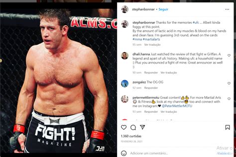 Luto Comunidade Do MMA Lamenta Morte De Stephan Bonnar Ag Fight