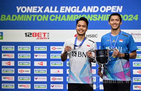 Jonatan Christie Juara Tunggal Putra All England Open Foto