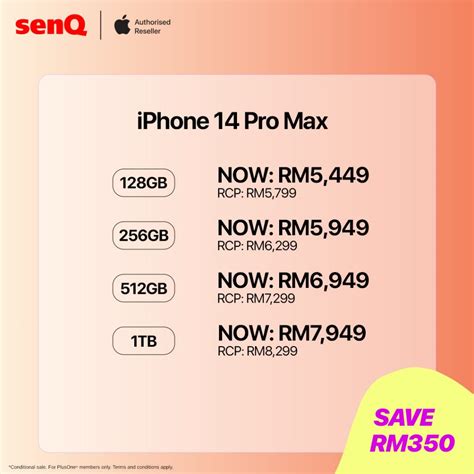 Deal: iPhone 14 Pro and iPhone 14 Pro Max up to RM400 cheaper until this weekend - SoyaCincau