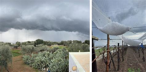 Maltempo Shelf Cloud In Puglia Violenta Grandinata A Ginosa