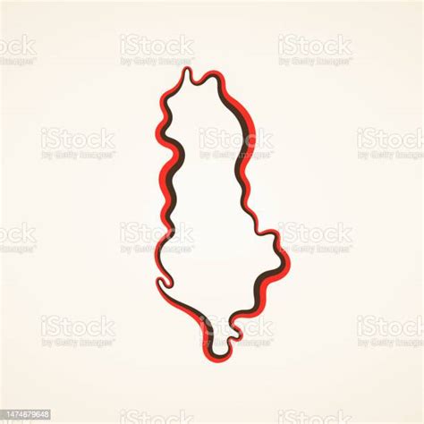 Albania Mappa Di Struttura Immagini Vettoriali Stock E Altre Immagini