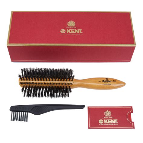 Handmade Pure Bristle Half Round Hairbrush Lhs7 Kent Brushes