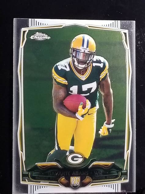 Davante Adams Rookie Card Topps Chrome Ebay