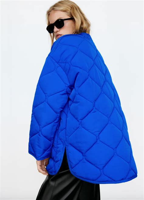 Zara Oversized Quilted Jacket