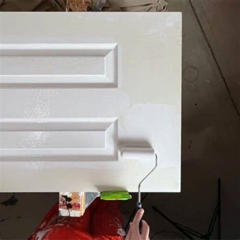 How To Paint An Interior Paneled Door With A Roller Cabinets Matttroy