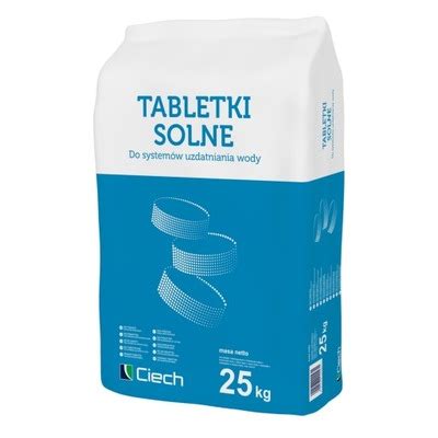 SÓL PASTYLKOWA AQUA PRO CIECH TABLETKI SOLNE 25KG TSOLNE25 Cena