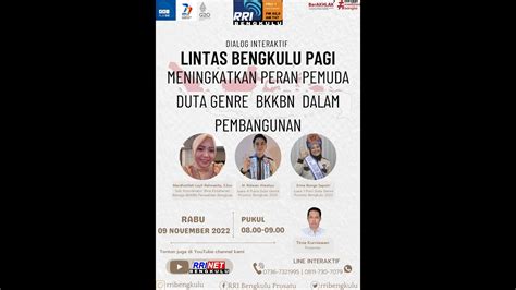 Dialog Lintas Bengkulu Pagi YouTube