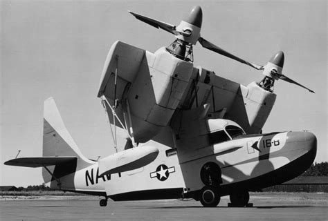 Kaman K 16b 1962 A Tilt Wing Vtol Testbed Incorporating The Fuselage