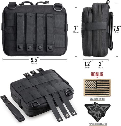 Wynex Tactical Molle Admin Pouch Of Laser Cut Design Utility Pouches