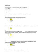 Chapter Multiple Choice Quiz Results Reporter Out Of Questions