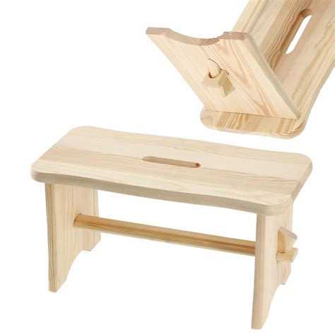 TABORET DREWNIANY KUCHENNY STOŁEK KRZESŁO 39cm SOLIDNY PODEST RYCZKA