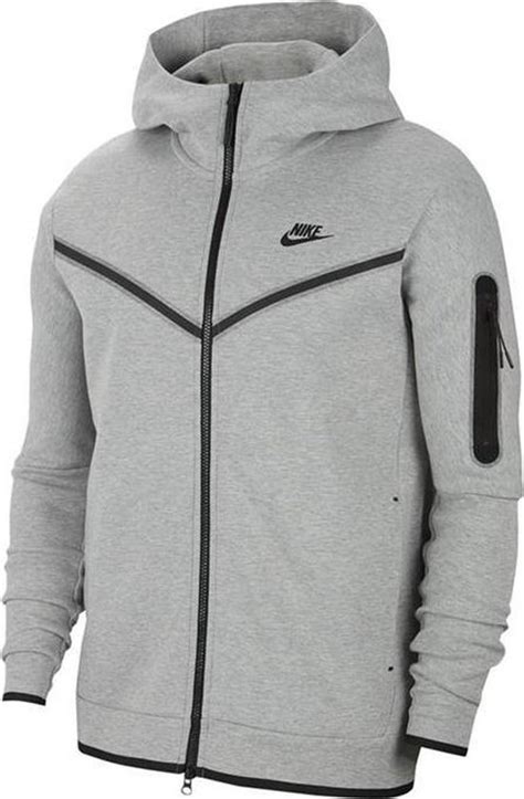 Nike Nsw Tech Fleece Hoodie Fz Vest Heren Dk Grey Heatherblackblack Maat Xl Bol