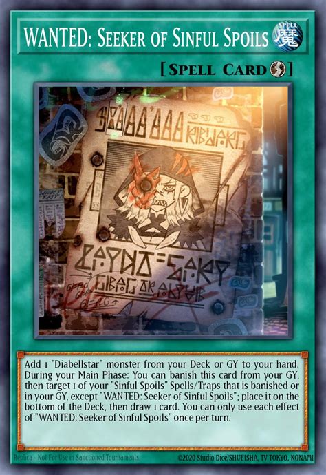 WANTED Seeker Of Sinful Spoils Yu Gi Oh Card Database YGOPRODeck